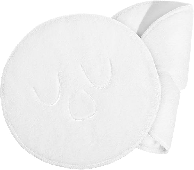 FRCOLOR 2pcs Moisturizing Spa Facial Towel Hot Compress Towel for Face Beauty Care