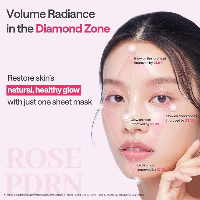 Mediheal Essential Face Mask [PDRN] Healthy Glow 10 pcs. with 99% Purity White Rose PDRN for Glass Skin, Pore Care, Skin Firming - Home Skin Care & Vegan Formula Korean Beauty Sheet Mask