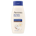 Aveeno Skin Relief Body Wash with a Gentle Coconut Scent & Soothing Triple Oat, Cleanser for Sensitive Skin Leaves Itchy, Dry Skin Soothed & Feeling Moisturized, 18 fl. oz