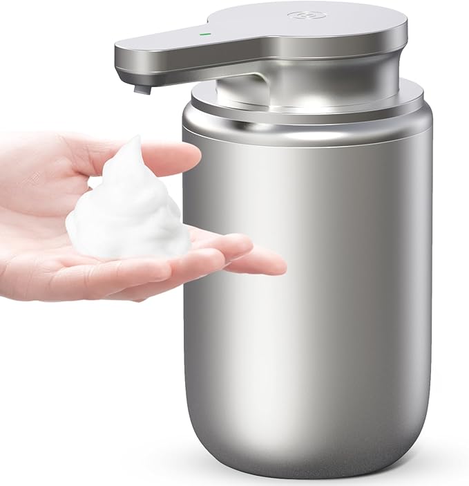 Automatic Soap Dispenser Touchless Foaming: Soap Dispenser Rechargeable for Bathroom