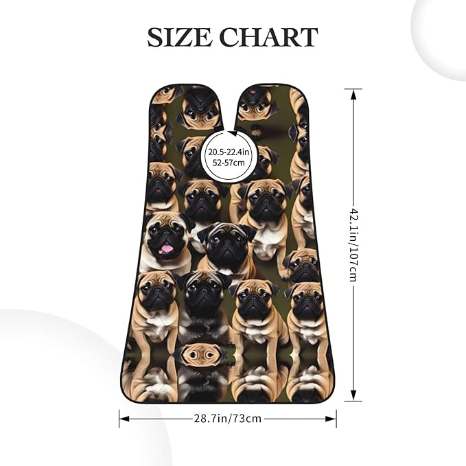 Pansy Perfection Print Beard Bib Shaving Apron, Beard Hair Trimming Cape Gift For Dad