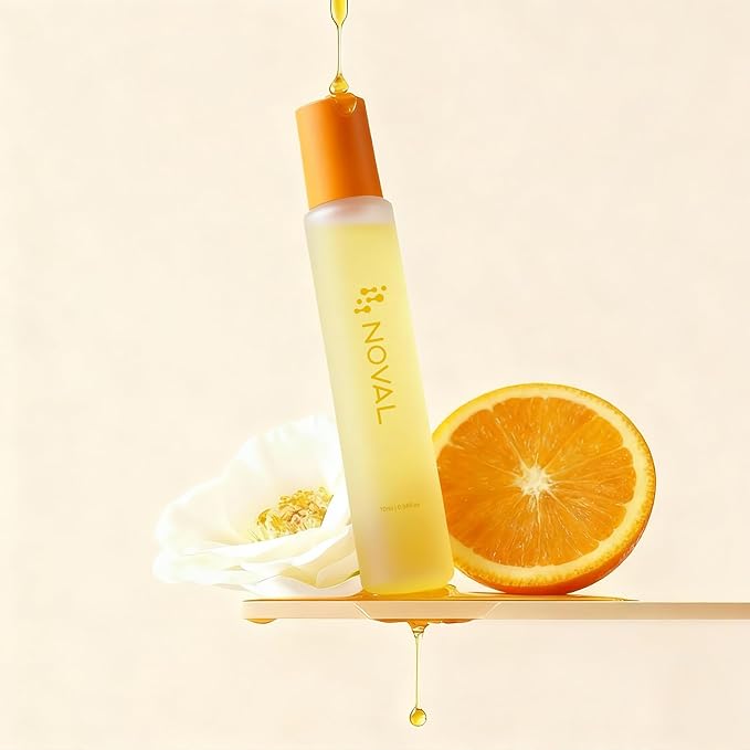 NOVAL Rollerball Cuticle Oil for Men & Women, Travel Size Bottle, Fresh Smell Citrus Scent, Essential Nail Care Serum, Rich in Jojoba Oil, Natural Ingredients