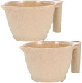 minkissy 4 Pcs Style Applicator Bowl Hair Color Mixing Bowl Mixing Bowls with Handles Color Bowls for Hair Stylist Hairdressing Tools Hair Dye Color Bowl Bulk Pp Face Mask