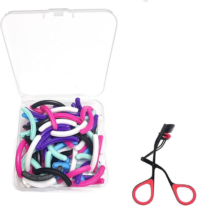 Compatible with Revlon Eyelash Curler Refills,90 Pack Colorful Lash Curlers Refill Compatible with Revlon Eyelash Curler,6 Colors.