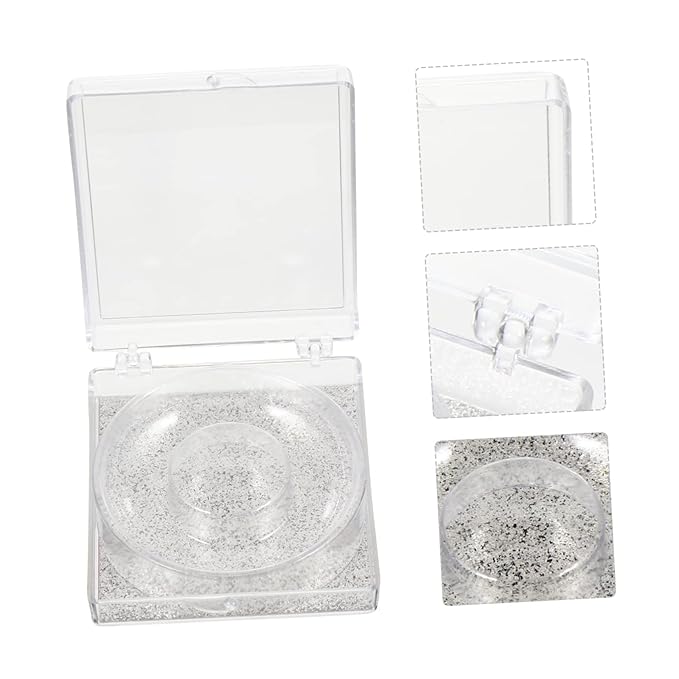 6pcs Transparent False Eyelash Storage Box Compact Organizer for Packing and Travel Beauty Salons and Personal Use