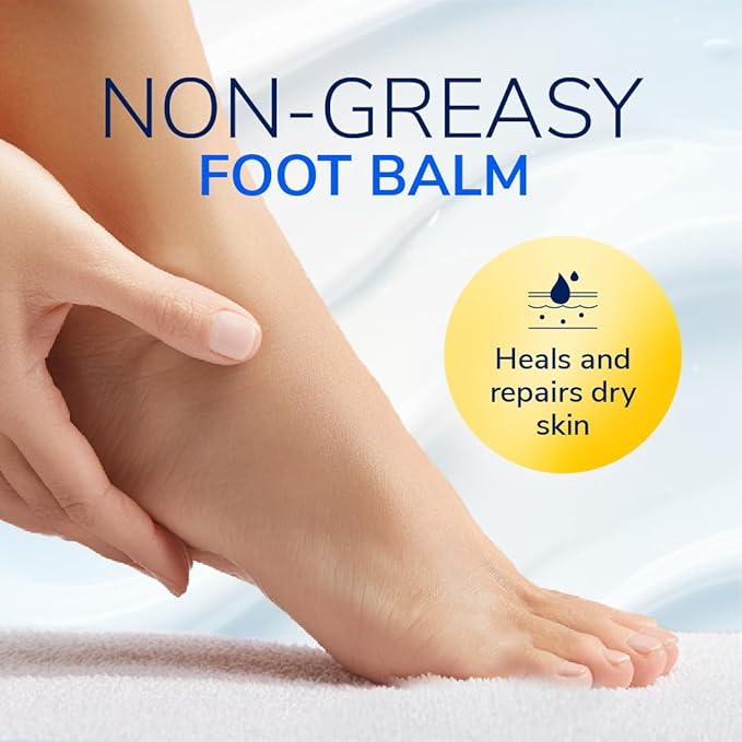 Dr. Scholl's Severe Cracked Heel Repair Restoring Balm 2.5oz, with 25% Urea for Dry, Cracked Feet, Heals and Moisturizes for Healthy Feet
