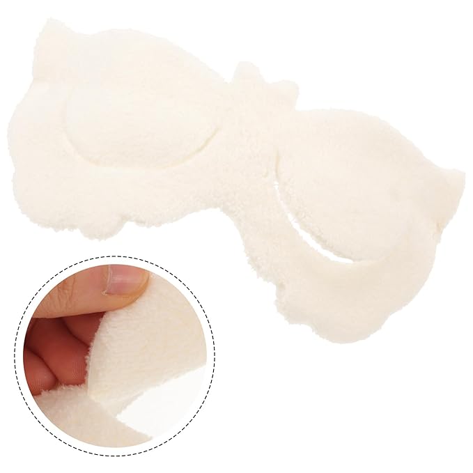 Luxshiny Thickened Hot Cold Compress Face Towel with Eye Mask Double-layer Facial Steaming Towel for Beauty and Skin Care with String for Facial Hot and Cold Therapy