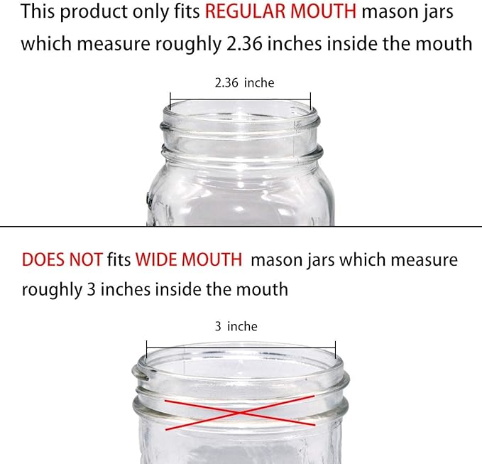 Amolliar Mason Jar Foaming Soap Dispenser Pump Lid, Refillable Plastic Pump, Rustproof Stainless Steel Lid for Regular Mouth Jar, Cute Farmhouse Decor, Hand Soap for Bathroom, Kitchen, Black 4 Pack