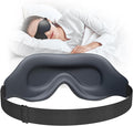 Sleep Mask, EVA BELLE Eye Mask for Men Women, Zero Pressure 3D Sleeping Mask, Cool Super Smooth Light Blocking Soft Eye Shade Cover Memory Foam, Lightweight for Home Travel Use