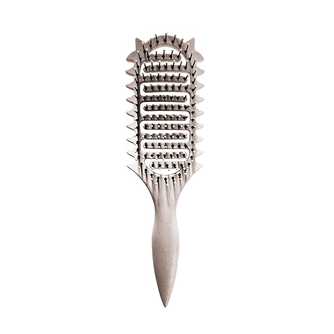 Curl Defining Brush,2026 Vented Hair Brush for Detangling Styling,Curl Defining Brush,Shaping And Defining Curls For Women And Men(Off White)