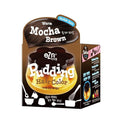 eZn Pudding Hair Dye for Sensitive Scalps – (Warm Mocha Brown) | No-Drip, Ammonia-Free, Long-Lasting Semi-Permanent Hair Color with Keratin for Gentle Gray Coverage at Home