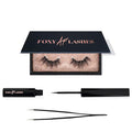 Magnetic Eyelashes with Eyeliner Kit (Strong Hold) Jawdropper | Made from Natural Fibres Premium Faux Mink Cruelty-Free with Storage Case