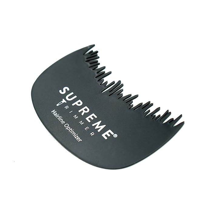 Enhancement Cards for Barbers by Supreme Trimmer | Reusable Hairline Shaping Tool for Natural Line Up & Precise Beard Edges | Ideal for Colored Ink Spray & Hair Fiber Application | HFH/4X