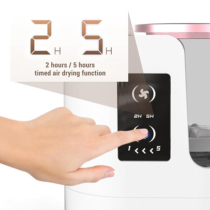 Electric Makeup Brush Cleaner & Dryer Machine, Portable Automatic USB Cosmetic Brushes Cleaner Tool with Smart Touch Controls for All Size Beauty Makeup Brush Set, 6.8 X 6.9 X 4.8in