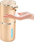 Automatic Foaming Soap Dispenser - Hand Free Pump Touchless Soap Dispenser USB Rechargeable Dispenser with 380ml, 4levels Adjustable Dispenser for Bathroom Kitchen