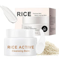 Cleansing Balm, Rice Water Makeup Remover Balm, Effortlessly Removes Makeup With Rice To Nourish & Hydrate, Soothing for All Skin Types