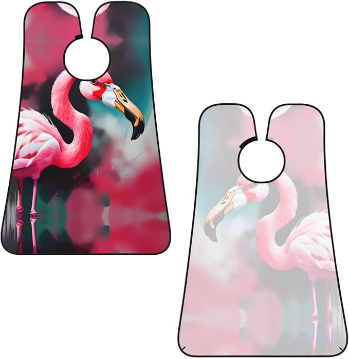 Pinks Cotton Candy Print Beard Bib Shaving Apron, Beard Hair Trimming Cape Gift For Dad