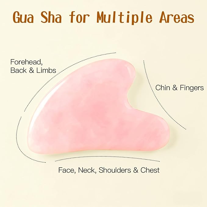 Vitamin E Rose Oil & Gua Sha Massage Tools Set, Gua Sha Oil for Face & Body, Organic Vitamin E Oil for Moisturizing and Hydrating, Anti Aging, Self Skin Care Gifts for Her Women