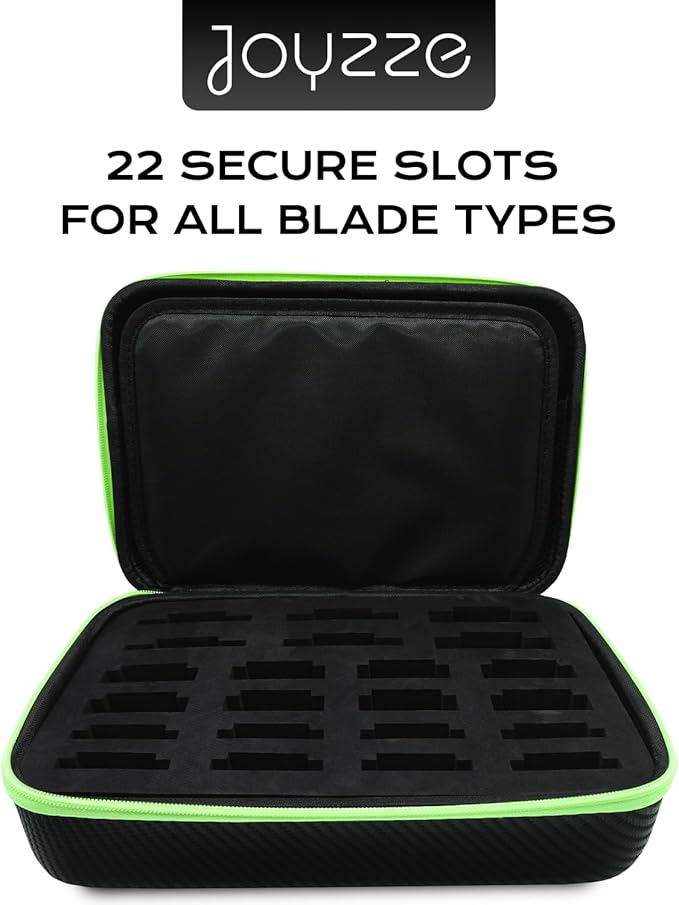 Blades Storage Case, Organize and Protect Your 22 Blades with this Convenient Storage Solution, Grooming Clipper Blade Storage Case Organizer