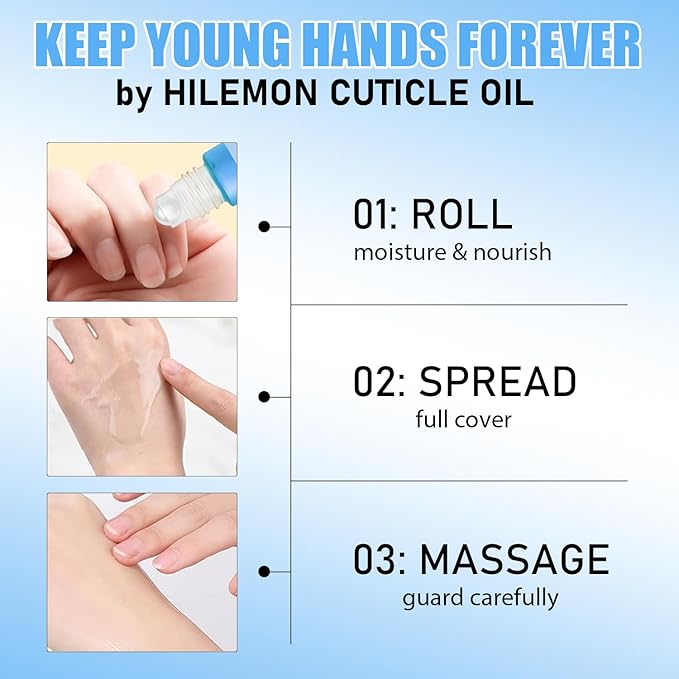 Natural Cuticle Oil for Nails Essential Oil Revitalizing Overnight Hydration for Dry Cuticles with Vitamin E Repaired Softener Nail Strengthener Protector for Damaged Skin