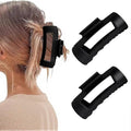 Fashion Hair Clips, Cloud Hair Pins for Women, 3.9 inch Hair Claw Clip for Thick/Fine/Thin/Curly Hairstyle, Black 2 Pack