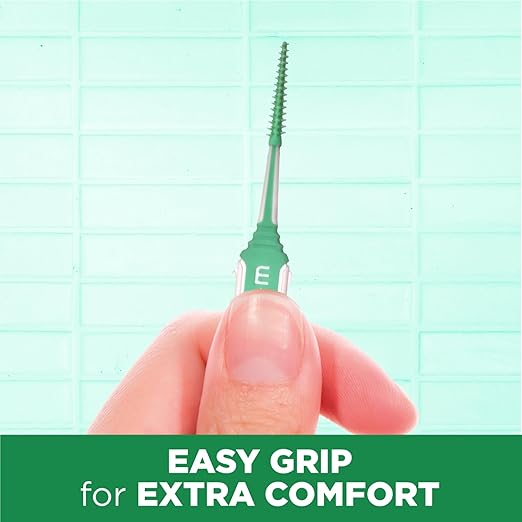 GUM Soft-Picks Comfort Flex, Mint, Dental Picks for Teeth Cleaning Health, Disposable Interdental Brushes with Convenient Carry Case, Dentist Recommended, 80 Count (Pack of 4) 320 Total
