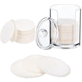 Geiserailie 50 Pcs Compressed Facial Sponges Facial Makeup Natural Cosmetic Spa Sponges for Women Cleansing, Exfoliating Mask, Makeup Removal, Dead Skin, and Dirt, Travel Accessories(White)