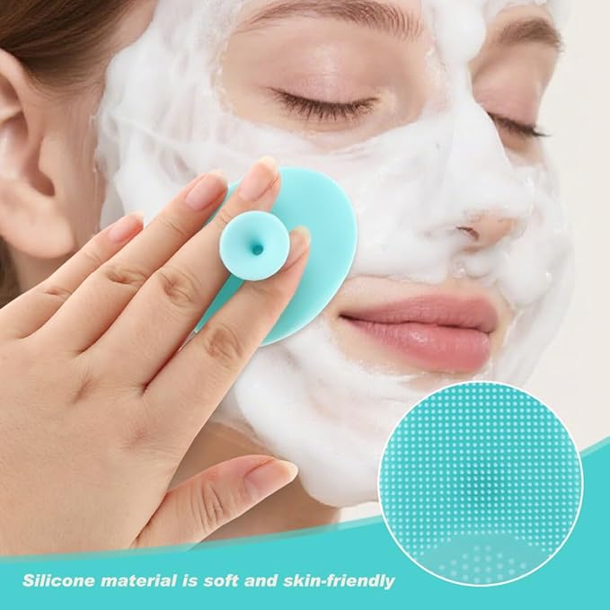 Blackhead Remover Tool Set with Pore Cleaning Brush, Nose Scrubber Black Head Remover for Face Nose, Face Scrubber Skin Care Scraper for Men Women Deep Cleansing