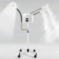 Artist hand Facial Steamer Professional 3 in 1 Hot and Cold Facial Steamer with 5X LED Magnifying Lamp, Esthetician Face Steamer Fast Heating for Beauty Salon Spa Home Use