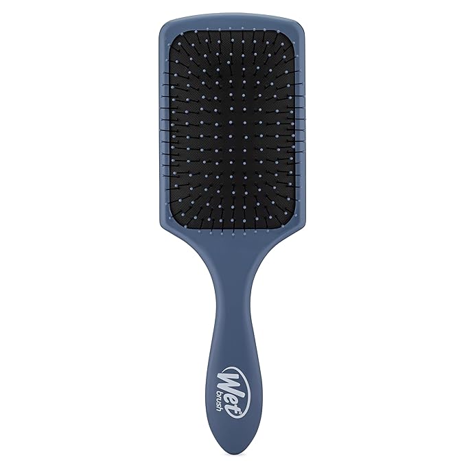 Wet Brush Paddle Detangler Hair Brush, Elemental Blue, Ultra-Soft IntelliFlex Bristles with AquaVent Design, Great For Treatment & Mask Application, Women, Men, Wet, Dry and Damaged Hair