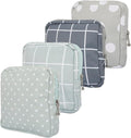 4pcs Sanitary Napkin Storage Bag, Portable Reusable Menstrual Pads Bags for Women, Tampon Holder Pouch, Feminine Hygiene Organizer