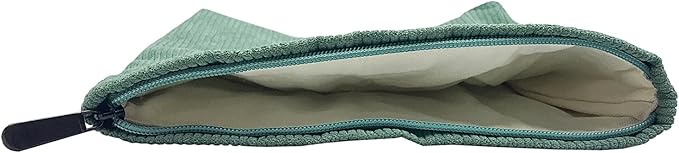 GUTGNK Women's Corduroy Cosmetic Bag, Large Capacity Canvas Cosmetic Bag Travel Toiletry Bag Accessories Organizer, Pink