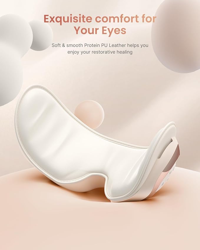 RENPHO Eyeris 3 Eye Massager with Heat and Cooling Voice Control, Mothers Day Birthday Gifts for Mom Women Men Her, FSA Eligible HSA Eye Mask for Migraine Relief, Eye Care Dry Eye Relax Reduce Strain