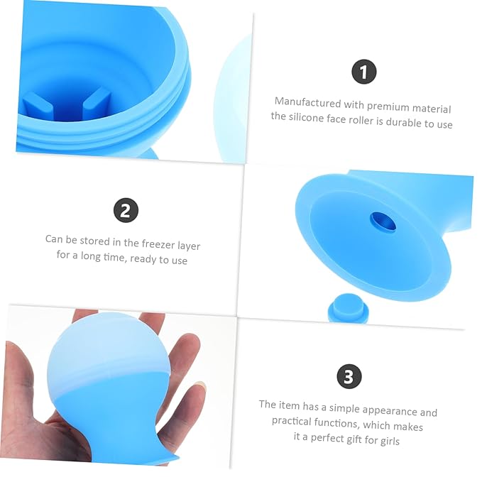 NOLITOY Silicone for Face Massage Skin Care Tool for Puffiness and Wrinkles Compact Design for Home and Travel Use Safe and Comfortable Silicone Material