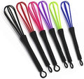 5Pcs Mini Hair Dye Mixing Whisks, Plastic Balloon Whisk for Salon Color Cream Blending, 7 x 1.2 Inch
