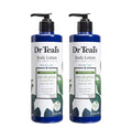 Dr Teal's Body Lotion Moisture Rejuvenating Eucalyptus & Spearmint, 16 fl oz Pack of 2