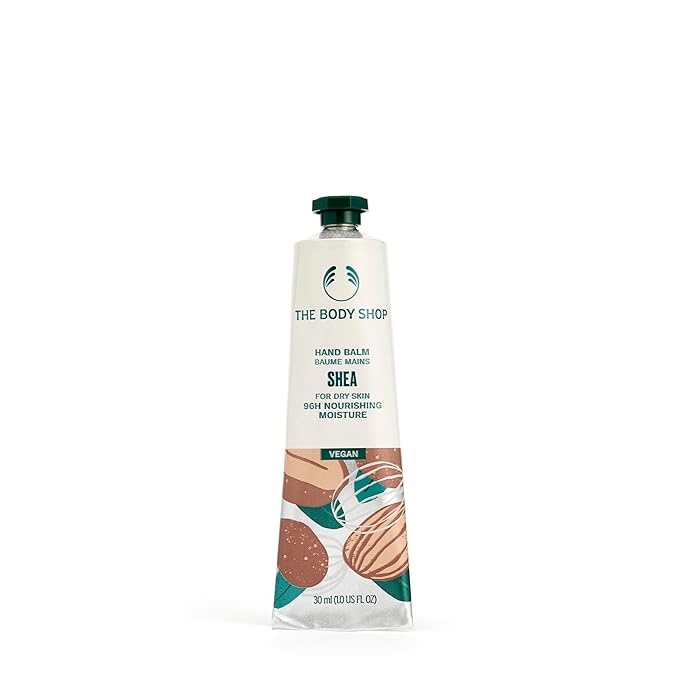 The Body Shop Shea Hand Cream – Nutty Fragrance, On-the-Go Hydration & Protection – 1.0 oz