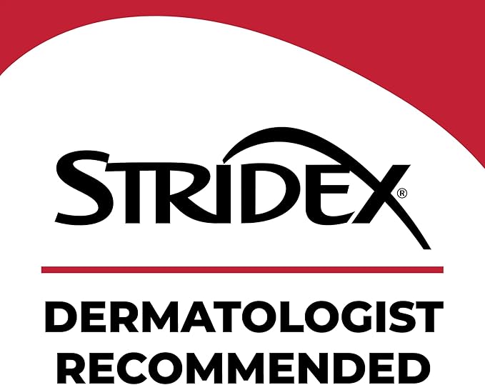Stridex Medicated Acne Pads, Maximum, 55 Count – Facial Cleansing Wipes, Alcohol Free, Acne Treatment for Face, For Moderate Acne, Smooth Application
