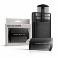 Beard Butler® 'The Original' Metal Wallet Comb – Slim Credit Card Beard & Mustache Comb for Men – Portable Stainless Steel – Fits in Wallet or Pocket – Perfect Beard Gift - Black