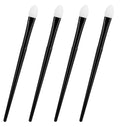 4Pcs Silicone Eyeshadow Brush, Eyeshadow Brush Lip Mask Brushes, Silicone Eye Brush for Liquid Eye Shadow Cream Applying