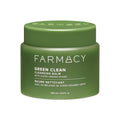 Farmacy Makeup Remover Cleansing Balm - Green Clean Waterproof Makeup Remover Balm + Oil Cleanser for Face - Gently Melts Make Up + SPF - Hydrates + Softens Skin with Super Greens + Papaya (200ml)