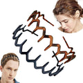 Zig Zag Headband for Women Men Comfortable & Wide Headbands for Yoga Gym Washing Face Workout Daily Use Classic 90s Plastic Hair Bands for Girls Teens | Cute Fashion Hair Accessories Gift & Valentine