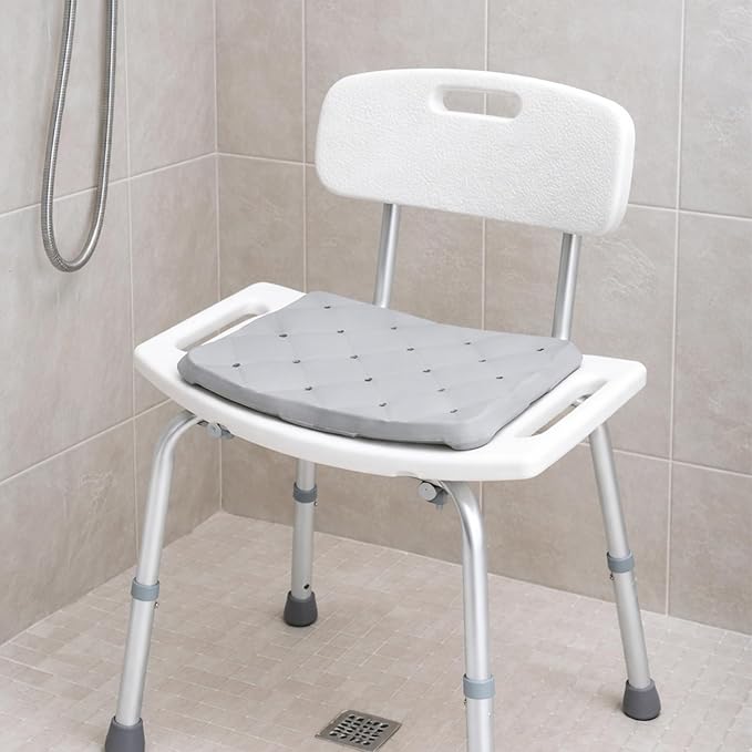 DMI Bath Seat Foam Cushion for Transfer Benches, Shower Chairs, Bath Chairs, Stadium Seats, Bathtub Cushion or Kneeling Mat, FSA HSA Eligible, Kneeling Pad, Waterproof Foam and Slip-Resistant
