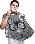 Cute Black Pug Dog-Standard-Scale-2_00x Print Beard Bib Shaving Apron, Beard Hair Trimming Cape Gift For Dad
