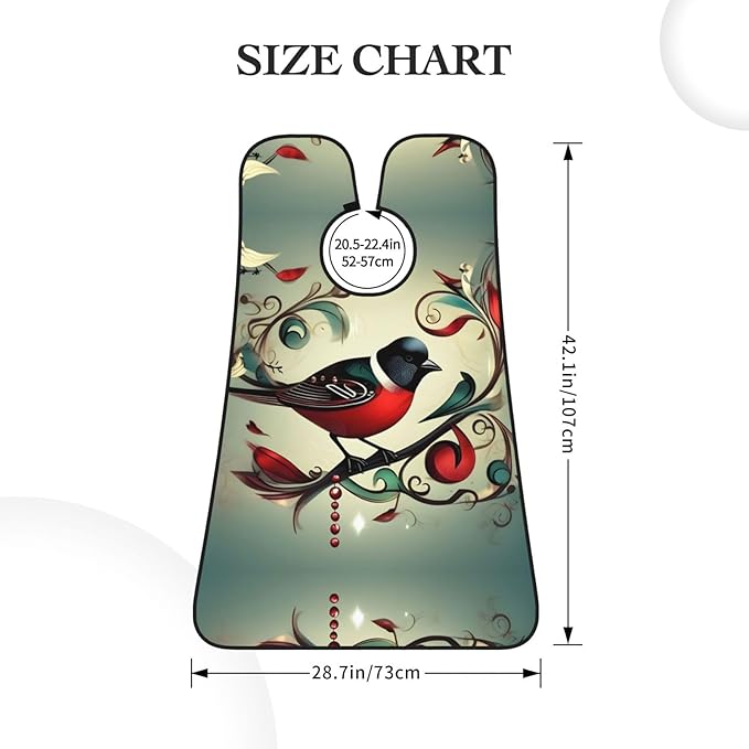 Tropical Fruit Pineapple Print Beard Bib Shaving Apron, Beard Hair Trimming Cape Gift For Dad