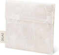 DGAZ Sanitary Napkin Storage Bag, Period Bag for Teen Aged Girls, Portable Period Bag for Panty Liners/Menstrual Cup/Small Tampons，Mini Makeup Bag for Purse(Snowflake)