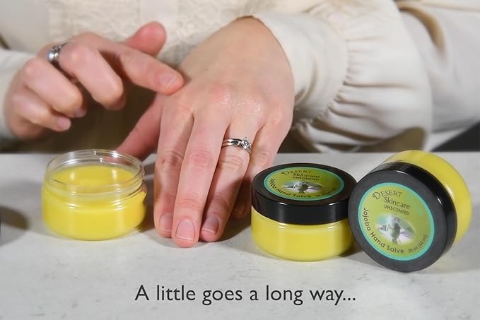 | Organic Unscented Hand Salve – Over 50% Organic Jojoba Oil with Beeswax & AvocadoOil – Gentle, Fragrance-Free Balm for Sensitive Skin, Dry Hands & Cuticles (2 oz / 60 g)