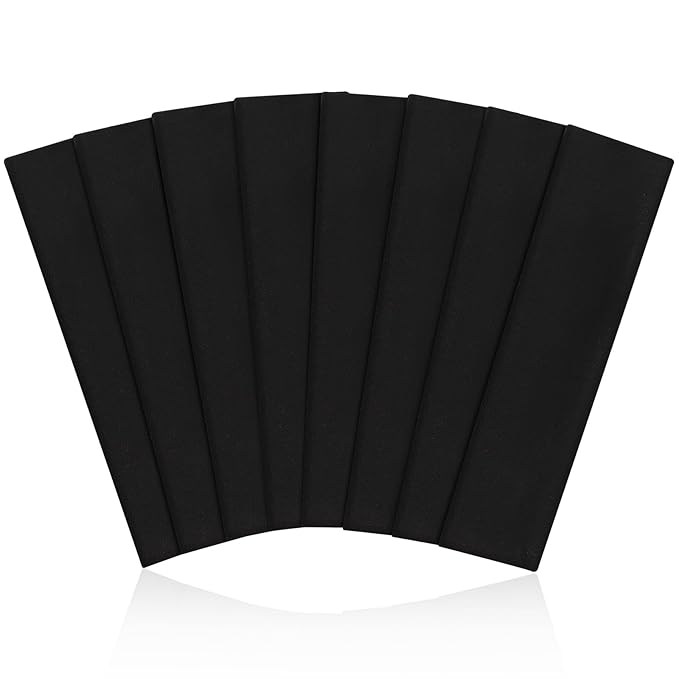 8 Pack Sport Headbands for Women, Elastic Soft Fabric Non-Slip Hair Bands Hair Warp for Daily Workout Yoga Running Sports