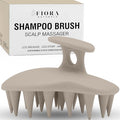 Fiora Naturals Scalp Massager Shampoo Brush - Silicon Scalp Scrubber & Exfoliator for Dandruff Removal and Hair Growth, Scalp Brush for Wet & Dry Hair, Shampoo Brush for Men, Women, Kids - BPA Free