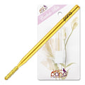 PANA 3/32" Carbide Cuticle Nail Drill Bit for Cuticle Cleaning, Dead Skin Removal, Gel Polish & Acrylic Removal, Under Nail Cleaner, Nail Salon, Manicure Tools (Round Bit - Gold, Medium)
